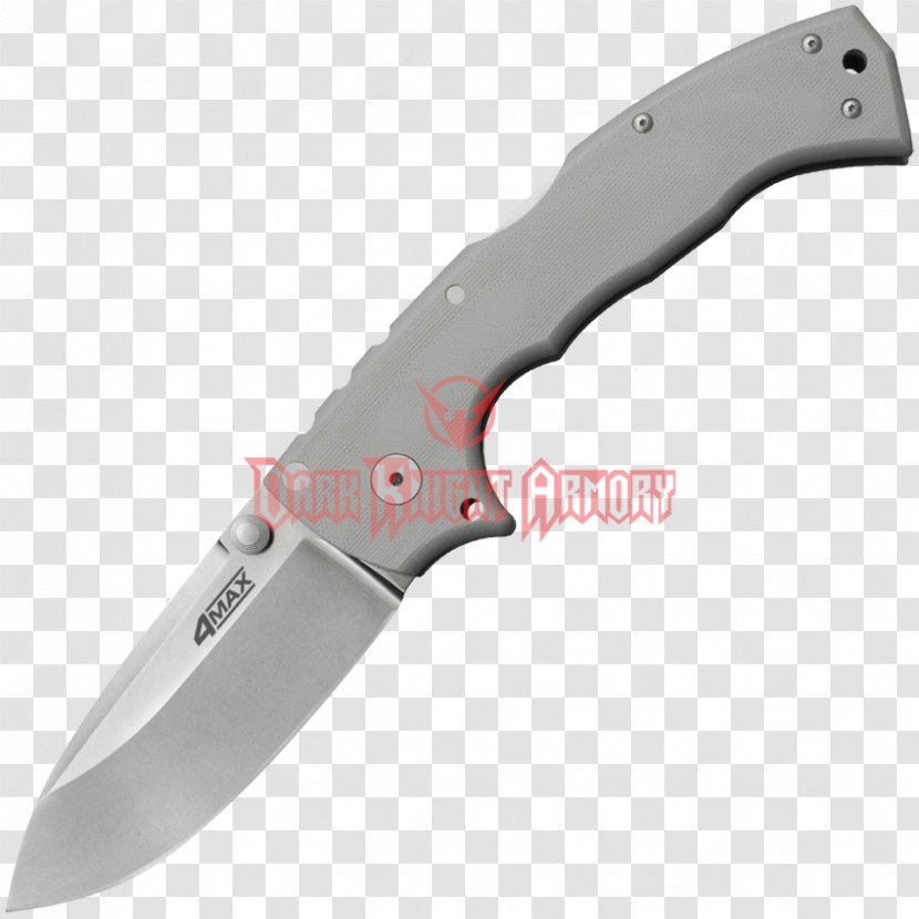 Pocketknife Cold Steel Drop Point Clip - Scabbard - Knife Transparent PNG