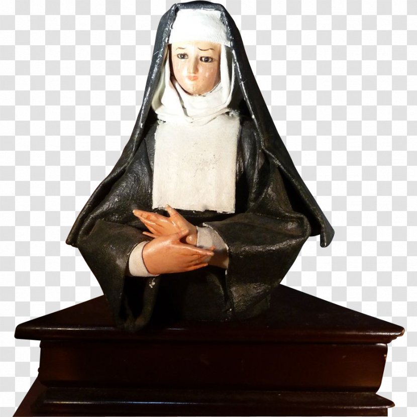 Abbess Sculpture Figurine - Santa Rosa De Lima Transparent PNG