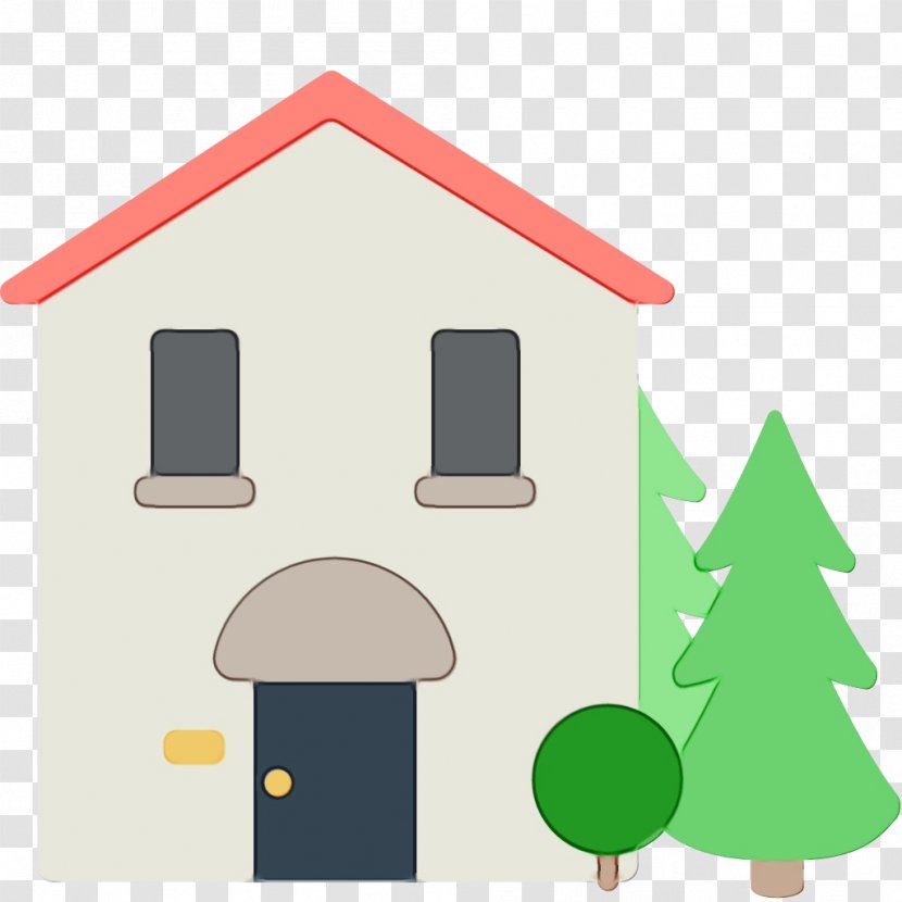 Green Background - House - Home Transparent PNG