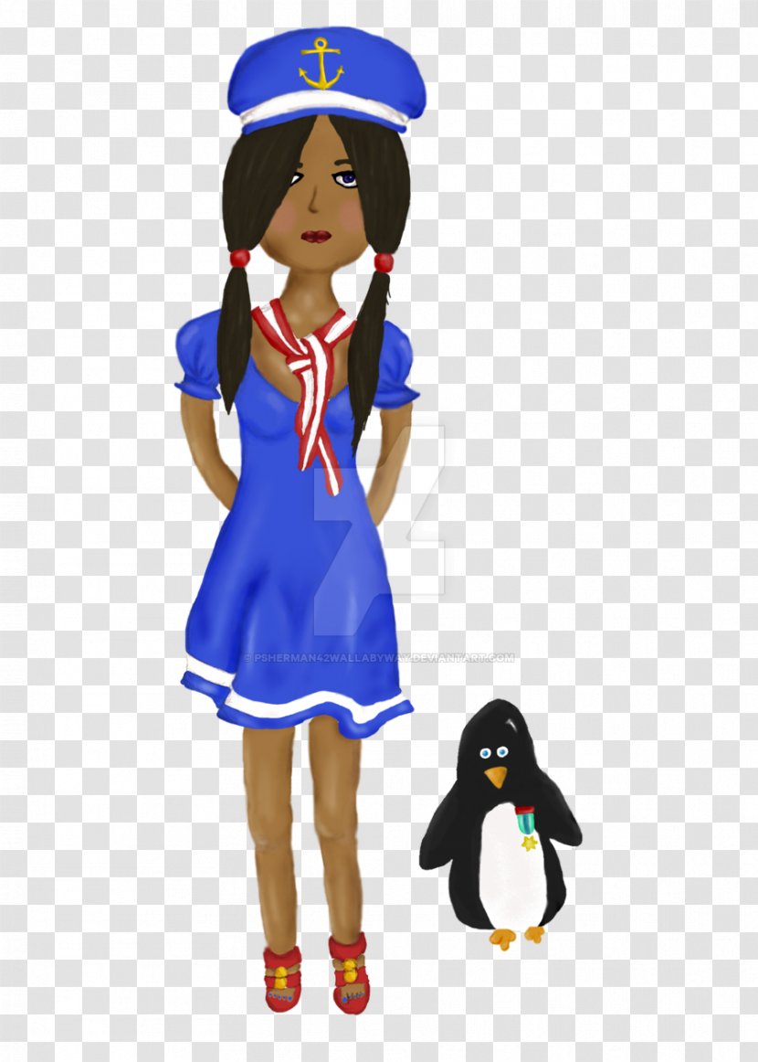 Penguin Headgear Cobalt Blue Costume Uniform - Pixiecold Transparent PNG