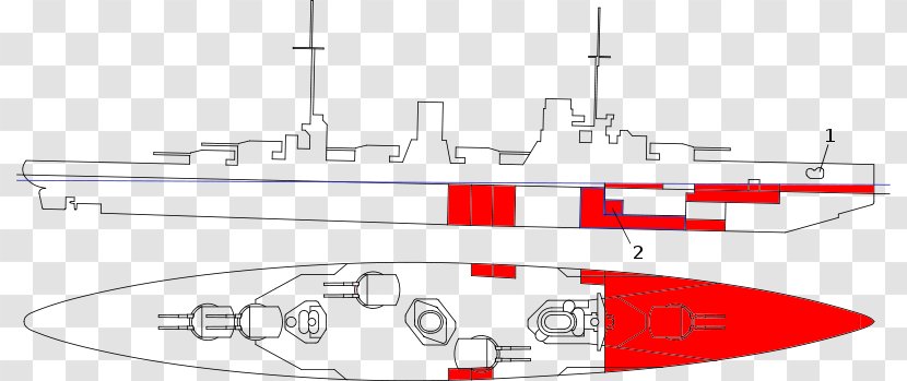 Heavy Cruiser Battlecruiser Motor Torpedo Boat Protected - Sms Seydlitz Transparent PNG