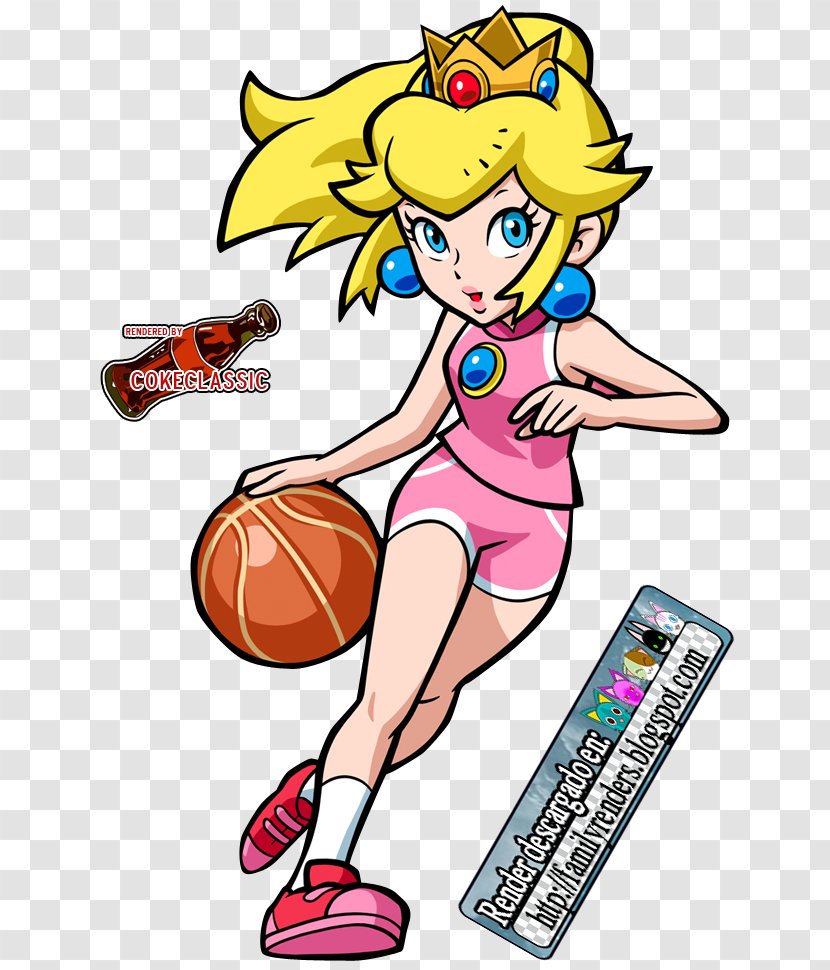 Super Princess Peach Mario Hoops 3-on-3 Bros. - Joint Transparent PNG