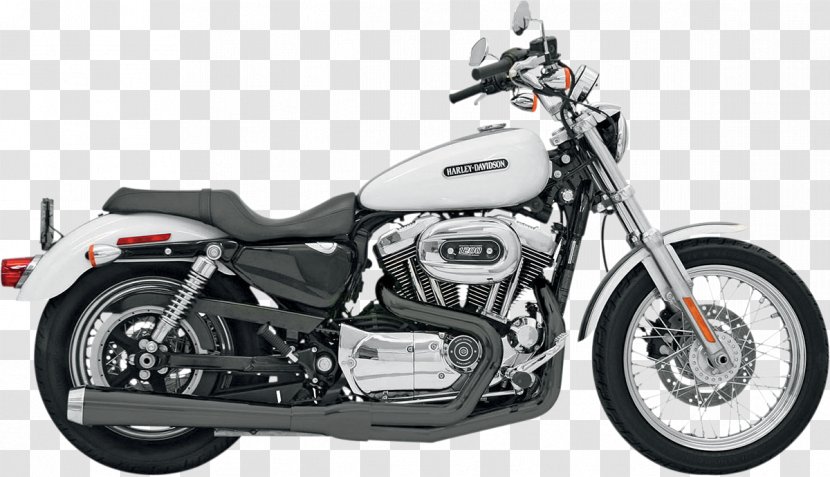 Exhaust System Harley-Davidson Sportster Motorcycle Muffler - Automotive Exterior Transparent PNG