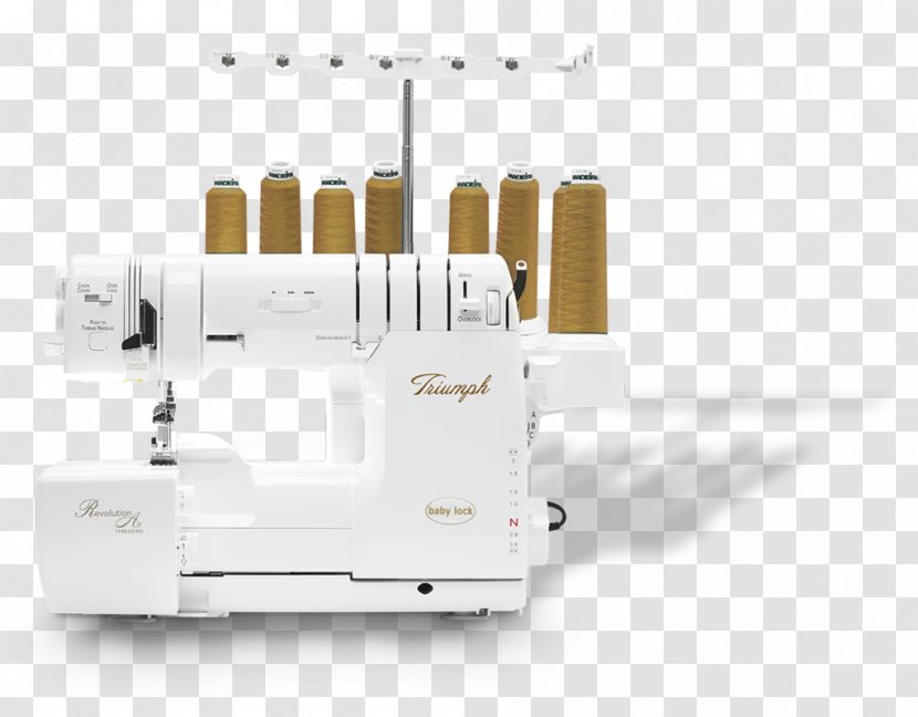 Overlock Blaine Sewing Machine Center Inc Baby Lock Machines - Needle Threader - Thread Transparent PNG