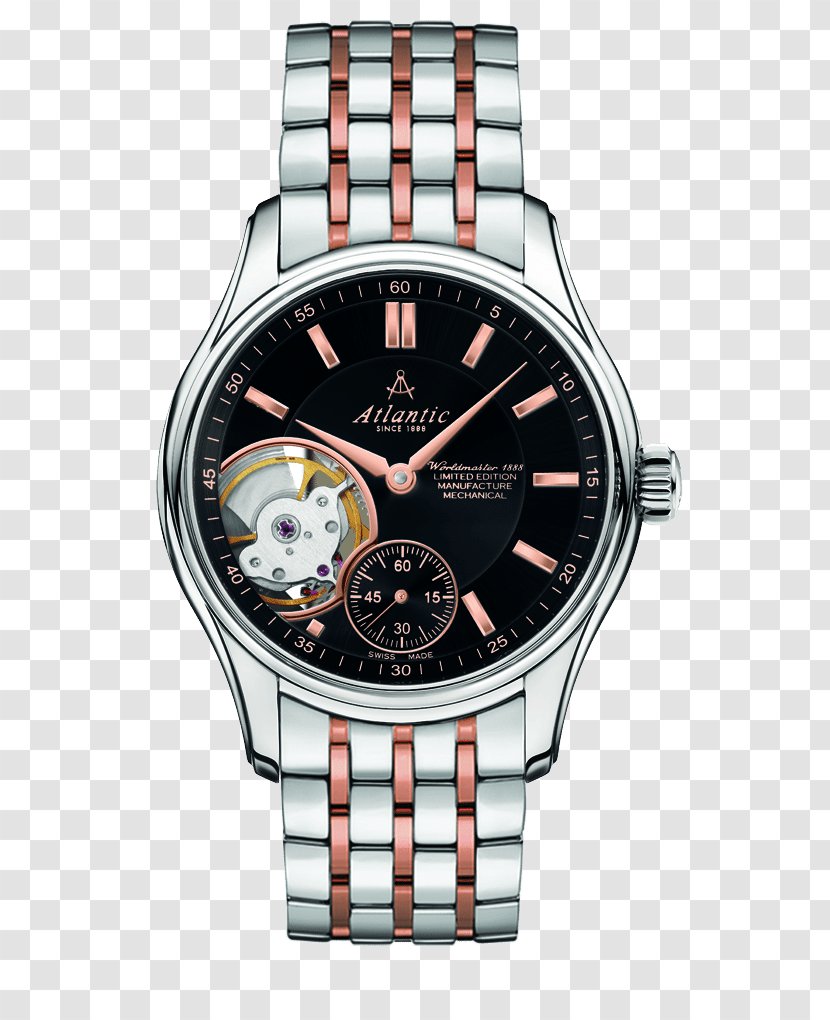 Atlantic-Watch Production Ltd Clock Швейцарские часы Movement - Mechanical Watch Transparent PNG