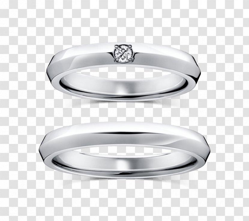 Wedding Ring Jewellery Platinum Diamond - Pier Transparent PNG