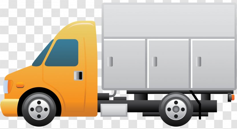 City Car Van Vehicle Truck - Light Commercial - Transportation Clipart Transparent PNG