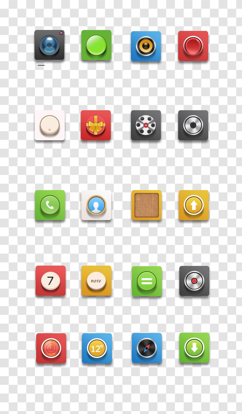 Mobile App Smartphone Application Software Icon - Watercolor - Twenty Phone Customers Photos Transparent PNG