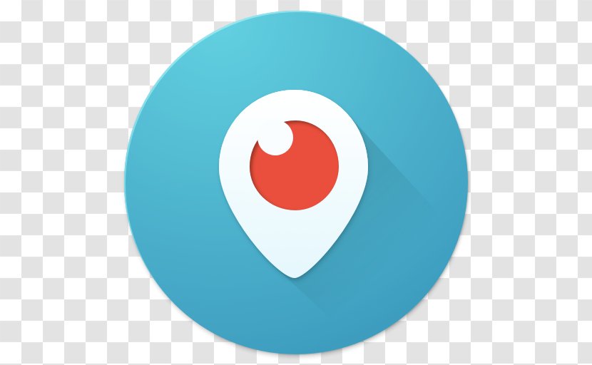 Periscope Social Media YouTube Logo - Aqua Transparent PNG