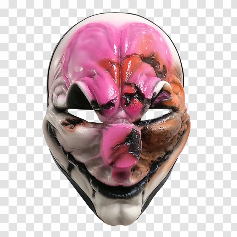 Payday 2 Old Hoxton Mask T-shirt Costume Transparent PNG