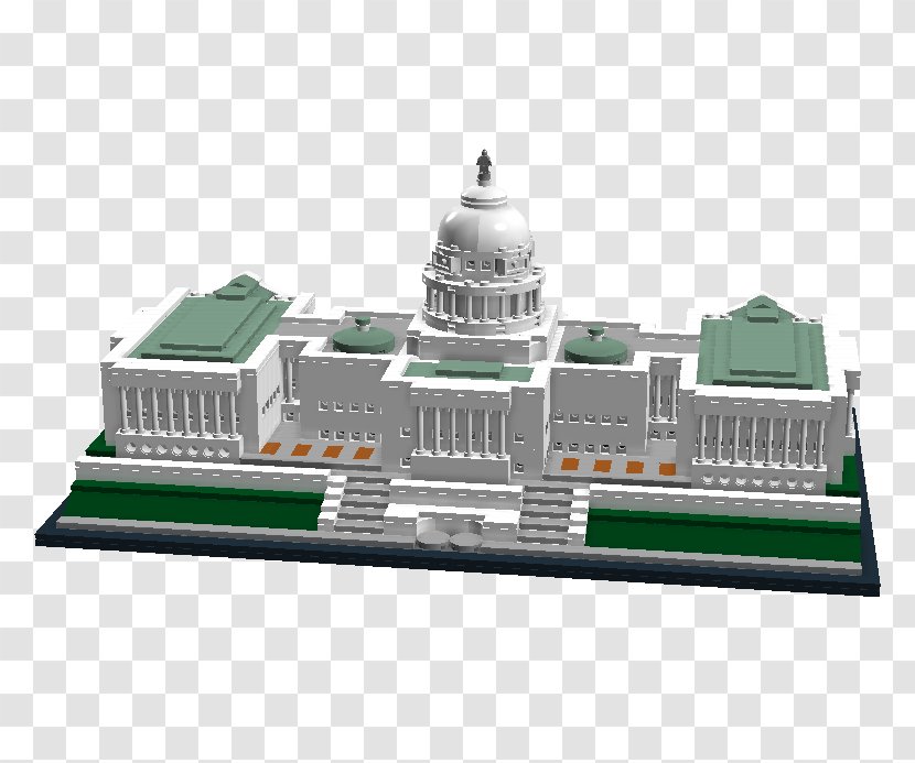 LEGO 21030 Architecture United States Capitol Building Congress National Mall Legislature - Lego Group - Ideas Transparent PNG