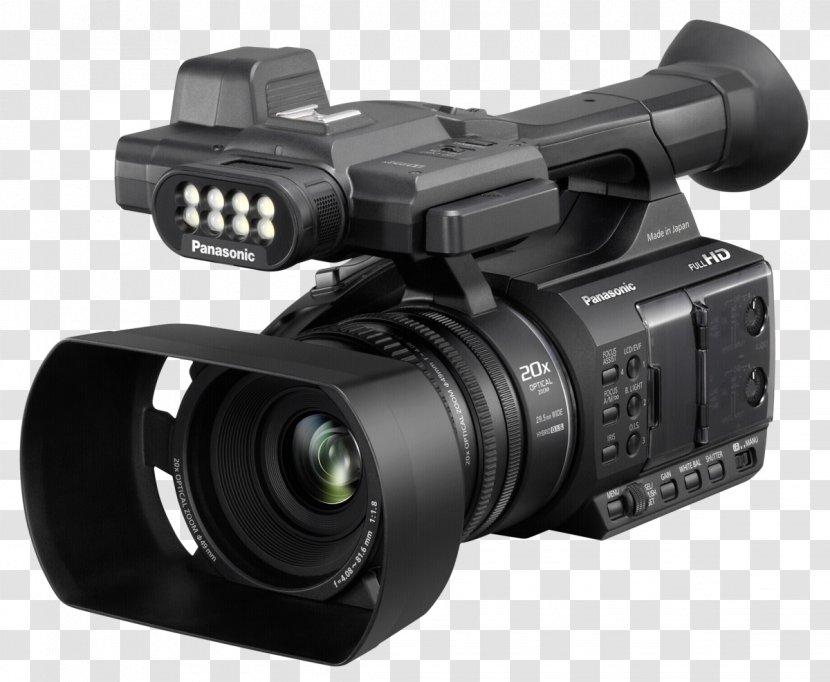 Panasonic AG-AC30 Camcorder 1080p Camera - Optical Instrument Transparent PNG