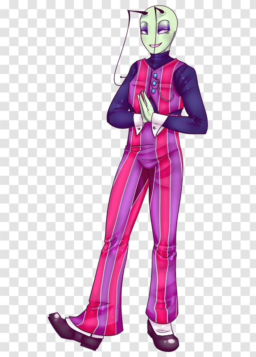 Costume Design Supervillain Cartoon - Purple - Rotten Transparent PNG