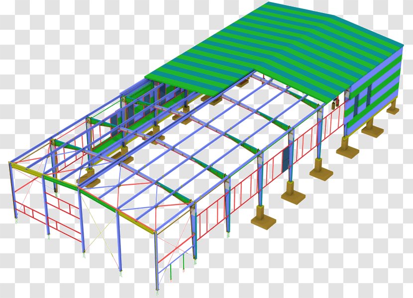 Roof Beam Structure Building Project - Steel Transparent PNG