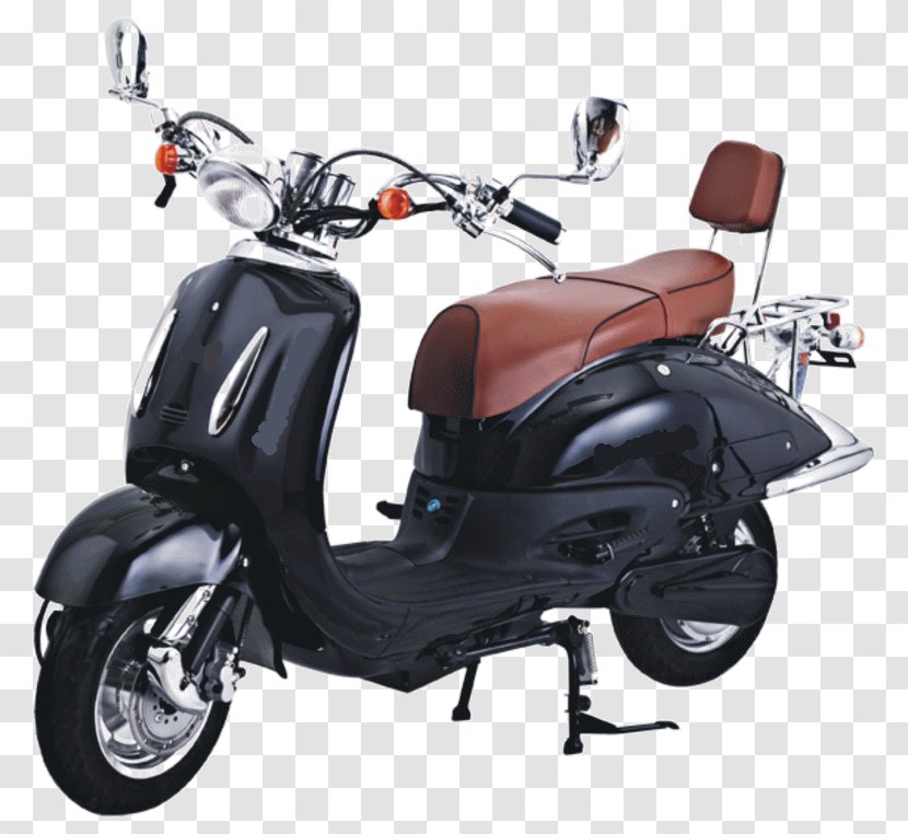 Motorcycle Accessories Motorized Scooter Electric Motorcycles And Scooters - Retro Transparent PNG