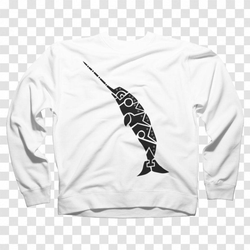 Long-sleeved T-shirt Hoodie - Raglan Sleeve - Nature，sea Animals，whale Transparent PNG
