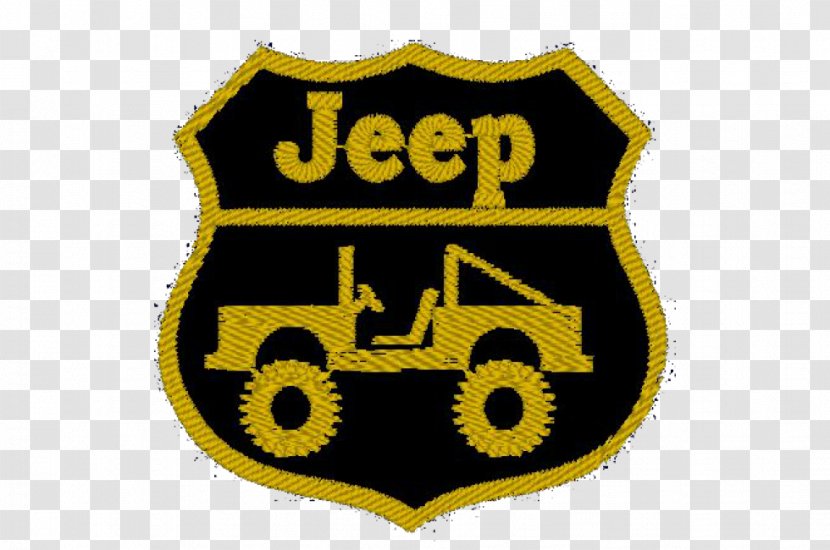 Embroidered Patch Embroidery Business Logo Jeep - Ironon Transparent PNG