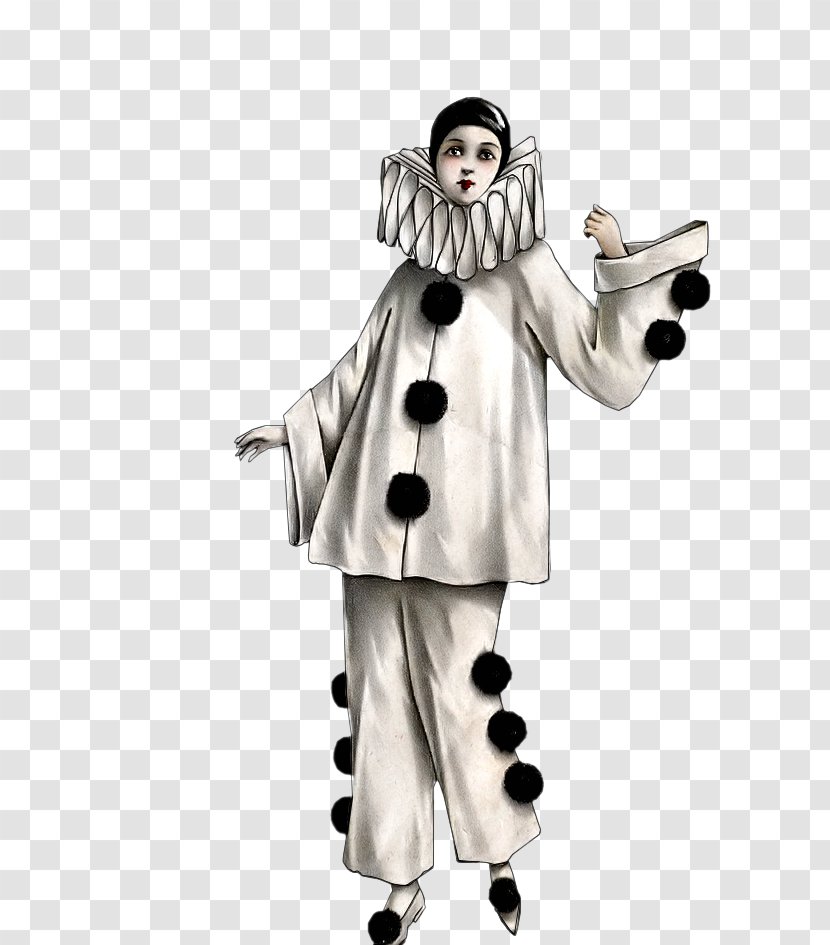 Pierrot Columbina Harlequin Costume Clown Transparent PNG