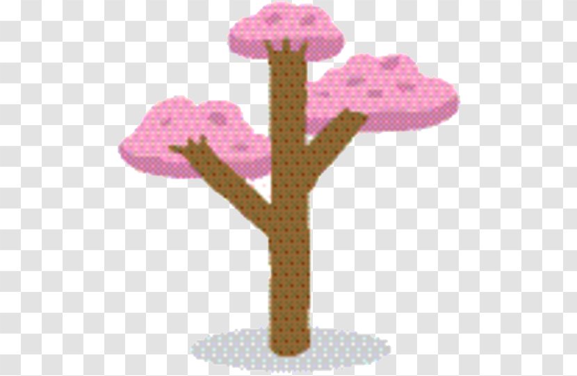 Pink Flower Cartoon - Flowering Plant - Tree Transparent PNG