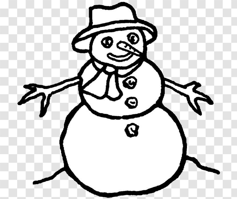Clip Art Drawing Image Snowman Winter - Painting Transparent PNG