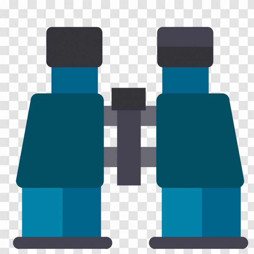 Binoculars Blue Telescope - Communication Transparent PNG