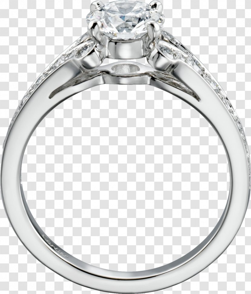 Engagement Ring Platinum Brilliant Diamond - Metal - Pave Rings Women Transparent PNG
