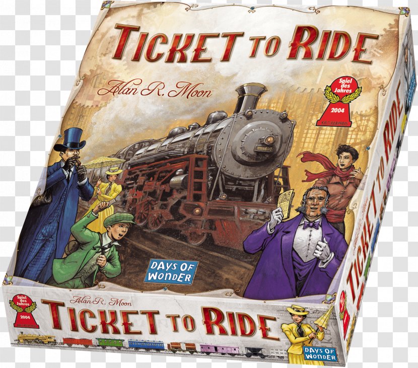 Days Of Wonder Ticket To Ride Series Board Game Pandemic - Video - Product Box Transparent PNG