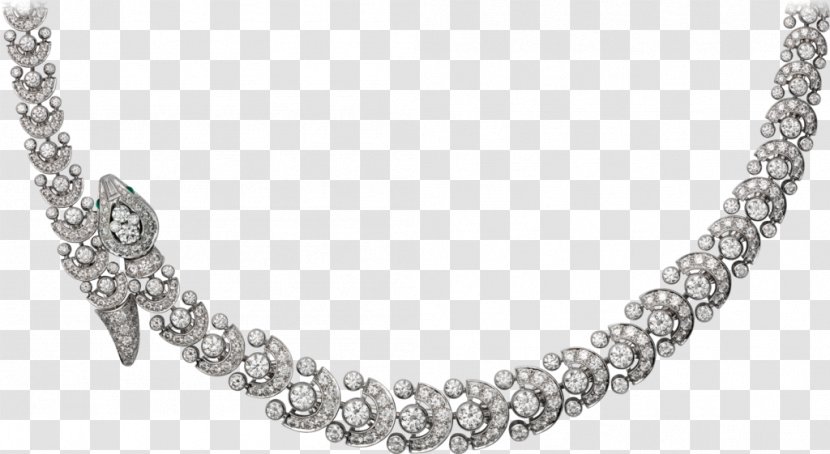 Necklace Cartier Diamond Emerald Jewellery - Frame Transparent PNG