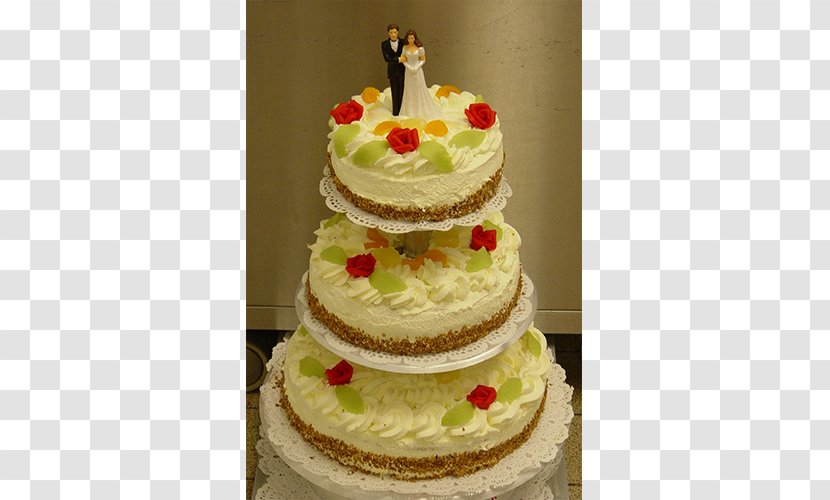 Wedding Cake Bakkerij Scholten Cream Pie Bakery Fruitcake - Whipped Transparent PNG