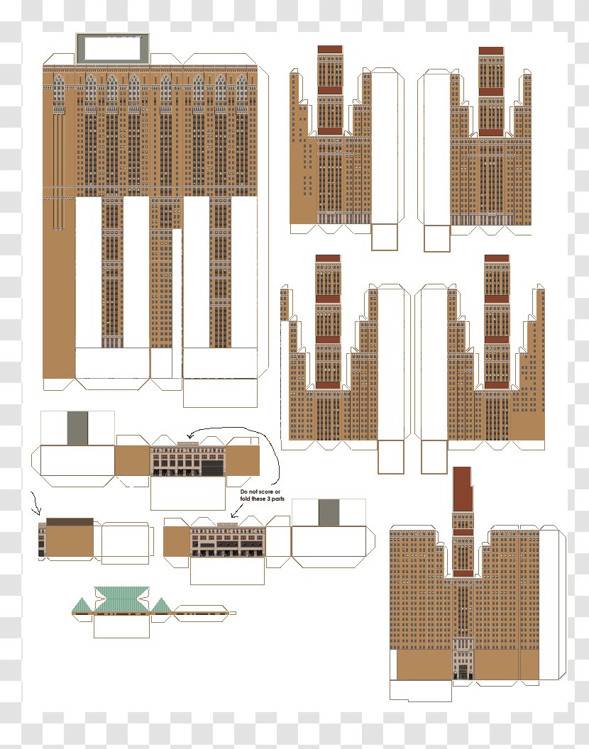 Paper Model Building Physical - Home - Bad Transparent PNG