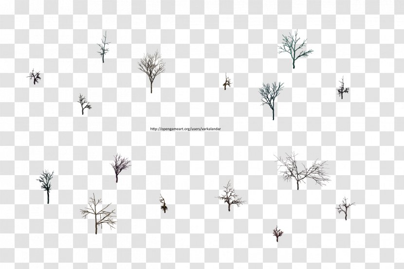 Line Art Grasses White Point Font - Monochrome - Isometric Tree Transparent PNG