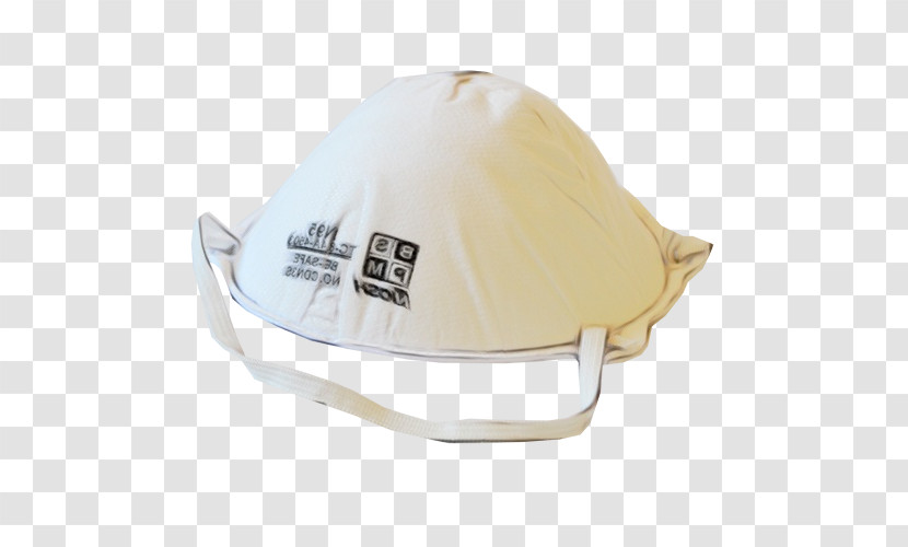 White Helmet Beige Headgear Hat Transparent PNG