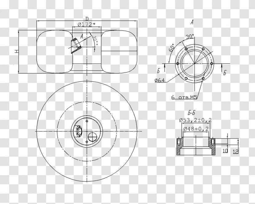 Technical Drawing Gas Cylinder Автомобилна газова уредба Газовий редуктор - Electromagnet - Tor Transparent PNG
