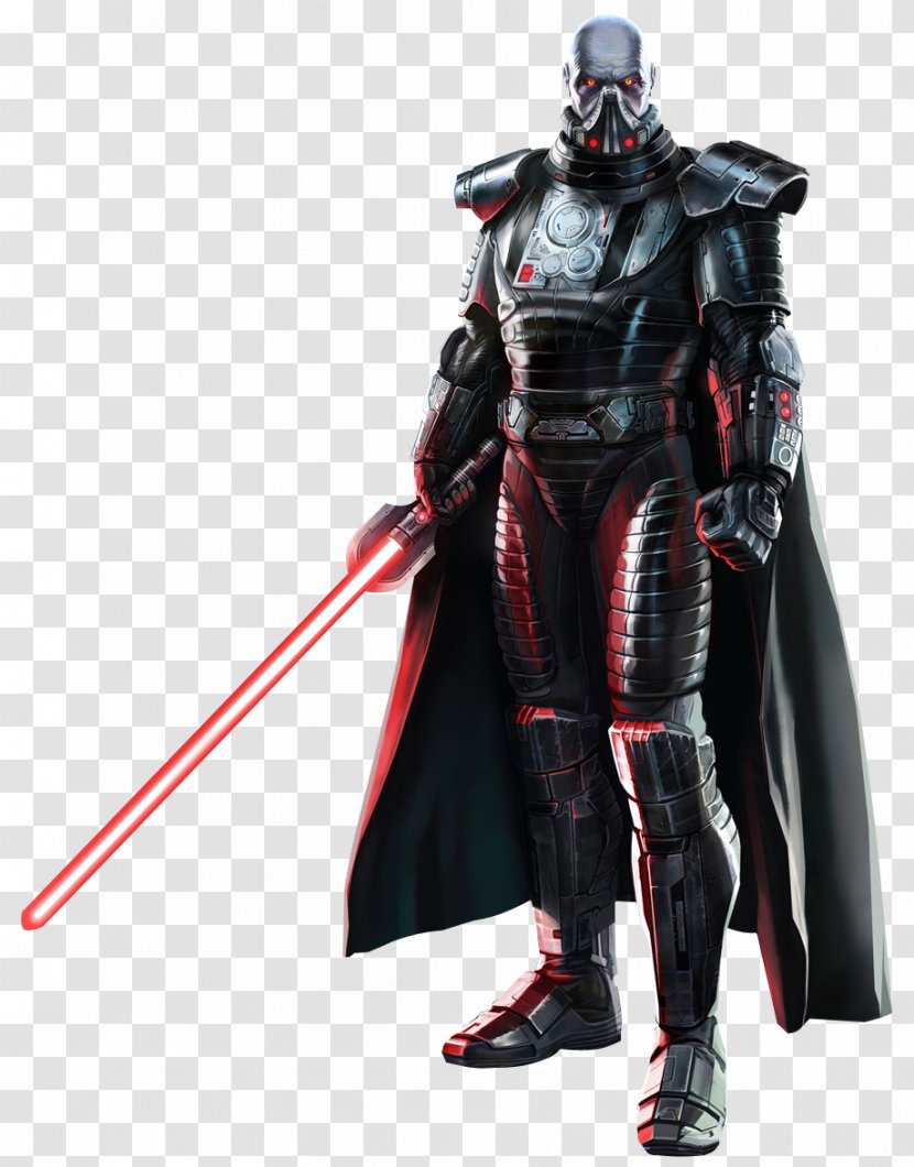Star Wars: The Old Republic Darth Maul Anakin Skywalker Sith - Action Figure - Vader Transparent PNG