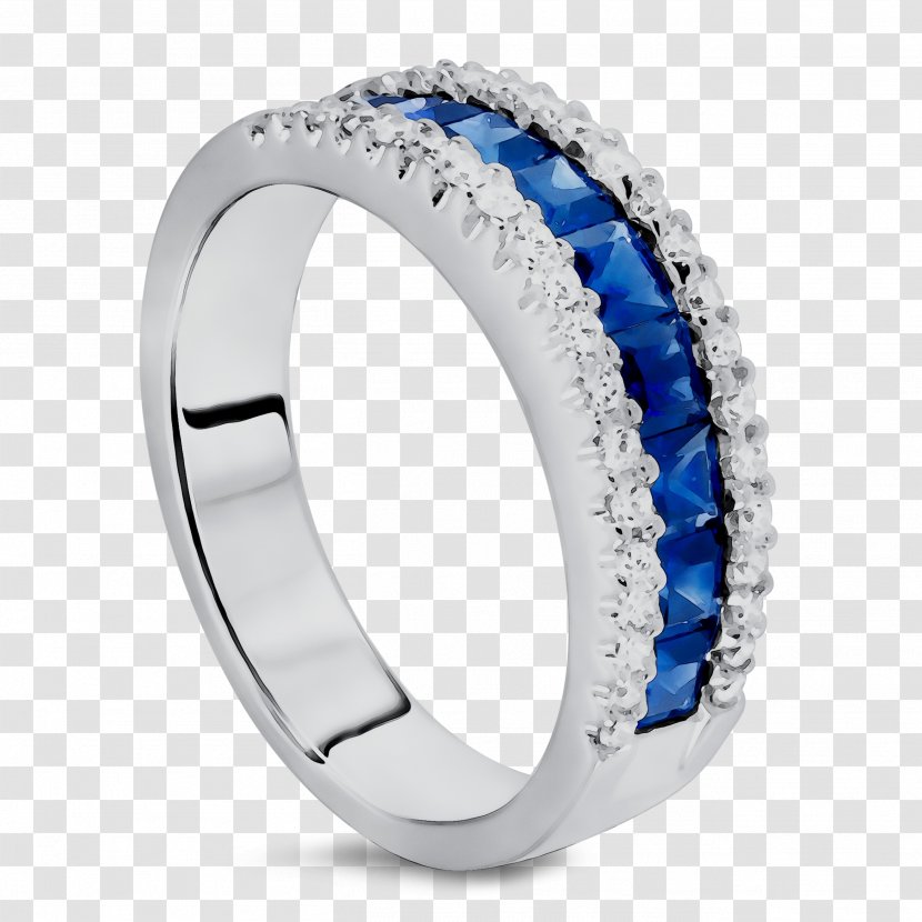 Sapphire Wedding Ring Silver Jewellery - Titanium Transparent PNG