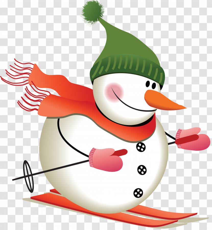 Santa Claus Snowman Christmas Clip Art - Fictional Character Transparent PNG