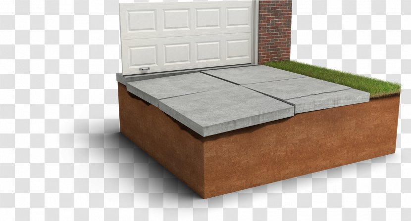 Concrete Slab Foundation Floor Deck - Driveway - Uneven Transparent PNG