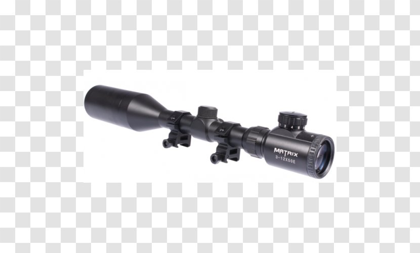 Gun Barrel Air Telescopic Sight Red Dot - Silhouette - Sniper Lens Transparent PNG