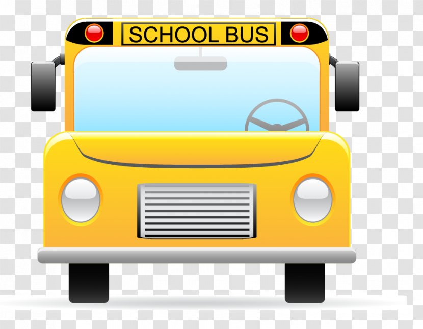 School Bus Clip Art - Play Vehicle - Vector Transparent PNG
