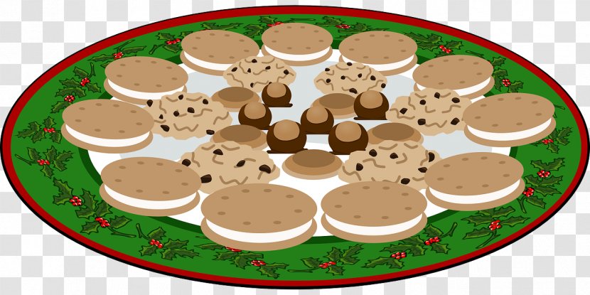 Chocolate Chip Cookie Christmas Black And White Clip Art - Dough - Tasty Treats Transparent PNG