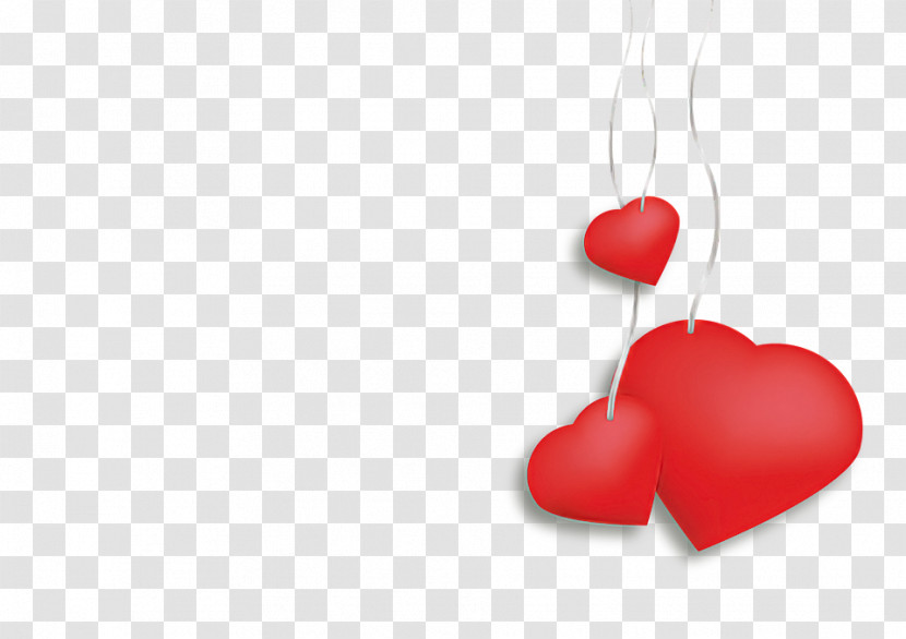 Red Heart Material Property Love Cherry Transparent PNG