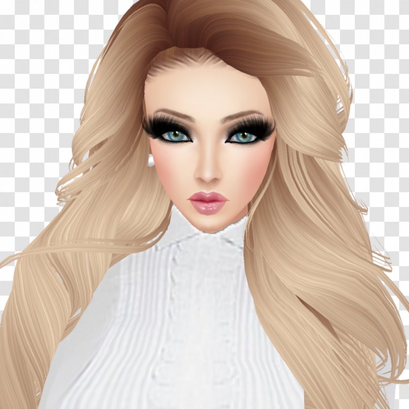 Barbie Brown Hair Blond - Flower Transparent PNG