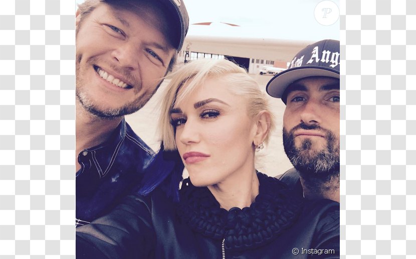 Gwen Stefani Blake Shelton Adam Levine The Voice E! News - Watercolor Transparent PNG