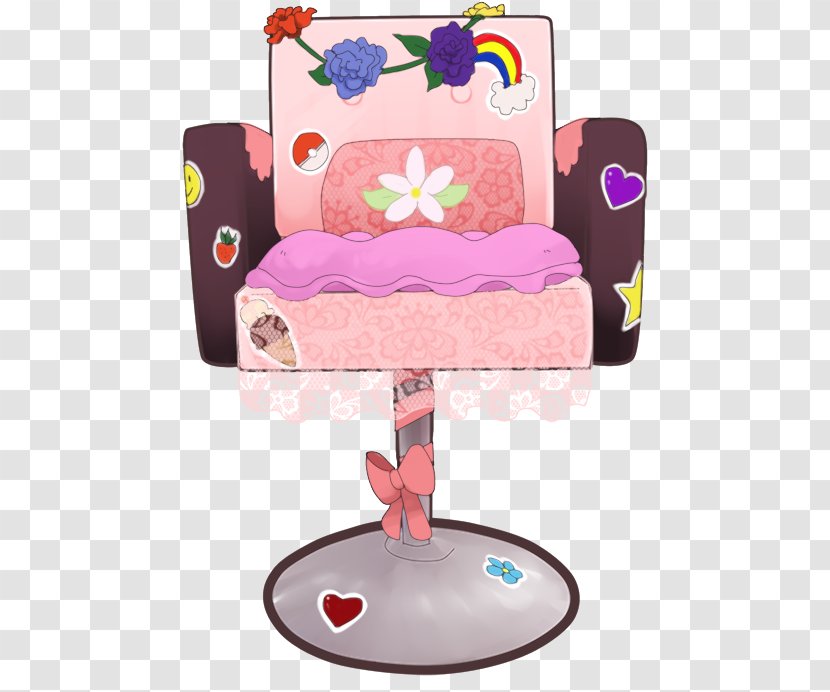 Chair Pink M - Hanging Transparent PNG
