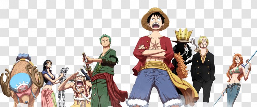 Monkey D. Luffy Usopp Brook Franky Roronoa Zoro - Silhouette - One Piece Transparent PNG