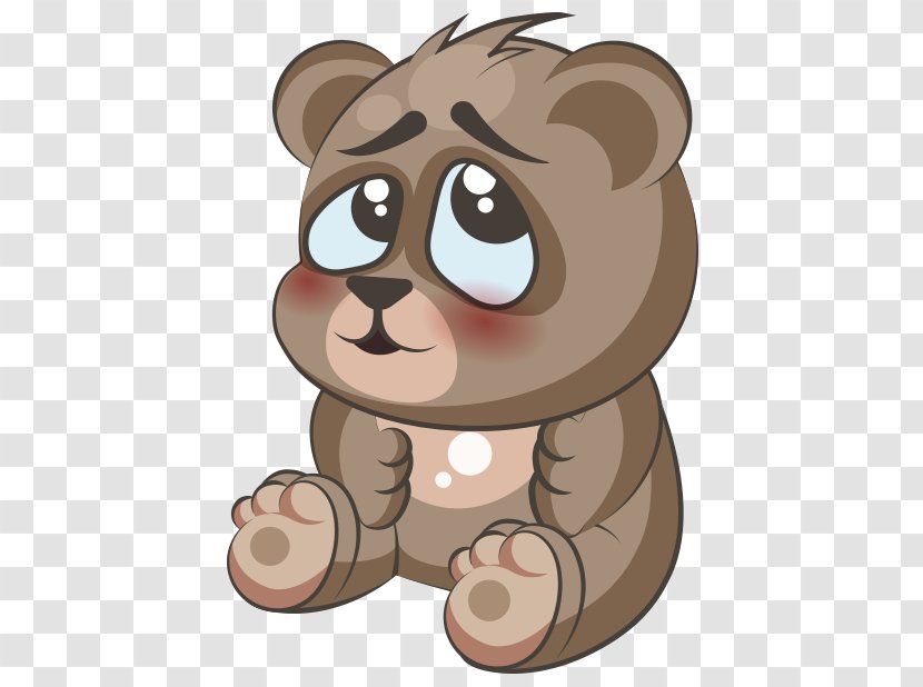 Bear Emoticon Emoji - Frame Transparent PNG
