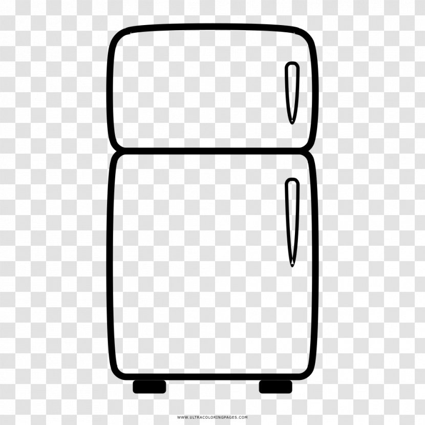 Refrigerator Coloring Book Drawing Home Appliance - Computer Transparent PNG