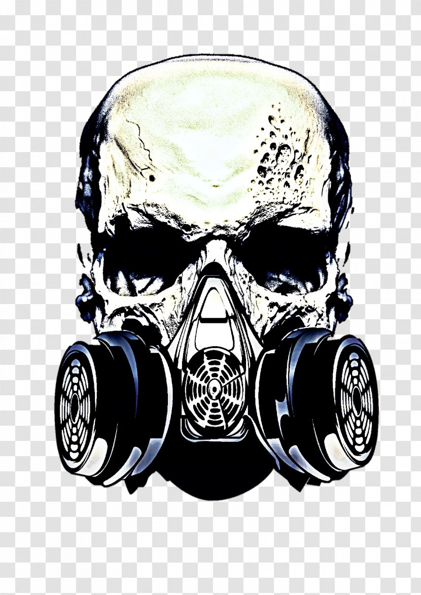 Graffiti Skull - Bone - Headgear Transparent PNG