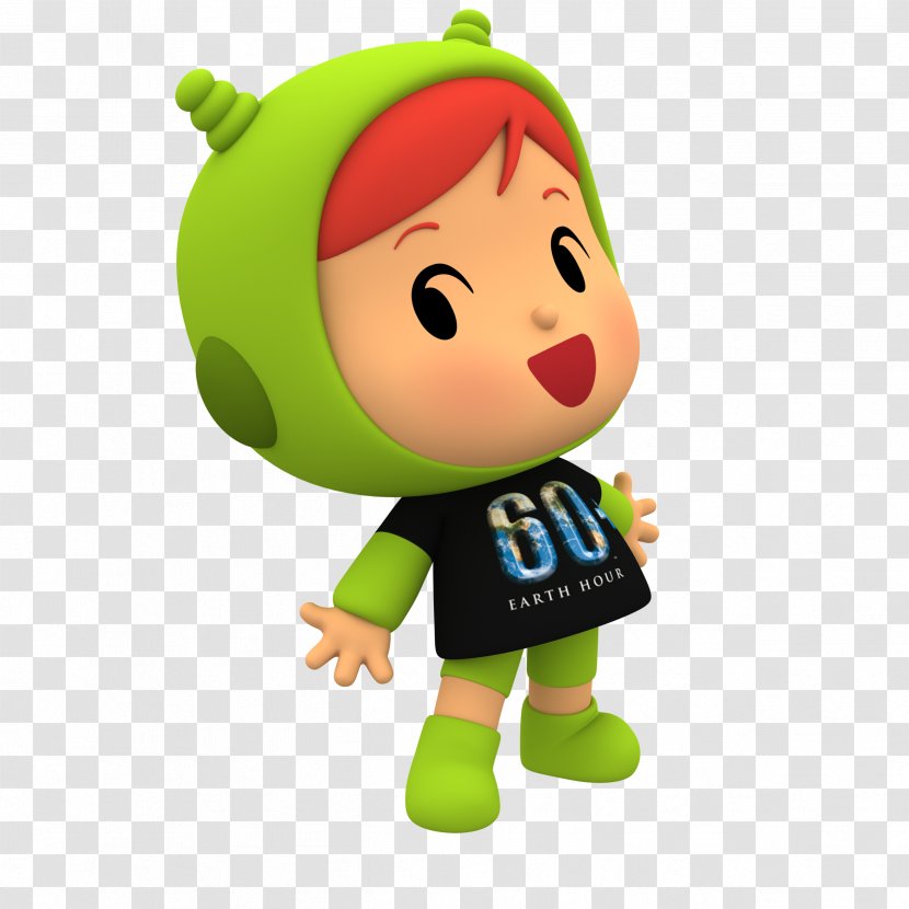 Earth Hour Video YouTube Spanish Clip Art - Stock - Pocoyo Transparent PNG