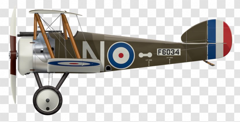 Sopwith Camel Pup Airplane Triplane Aviation In World War I - October Transparent PNG